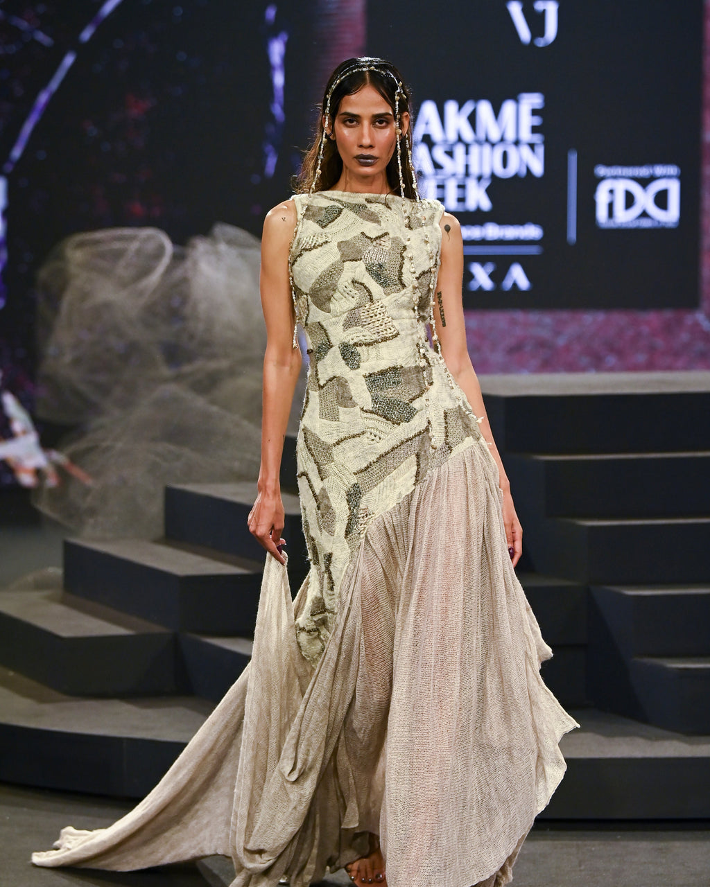 REFORM Patchwork Dress