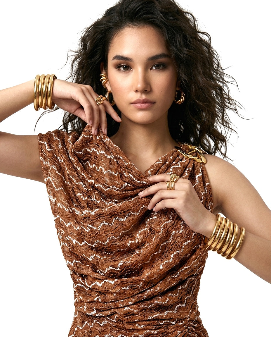 INARA Draped Dress