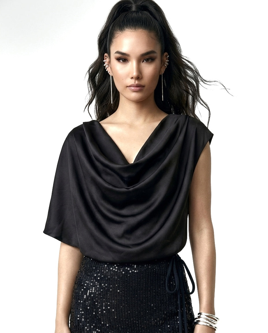 DAPHNE Draped Dress &  GENEVA Knit Skirt