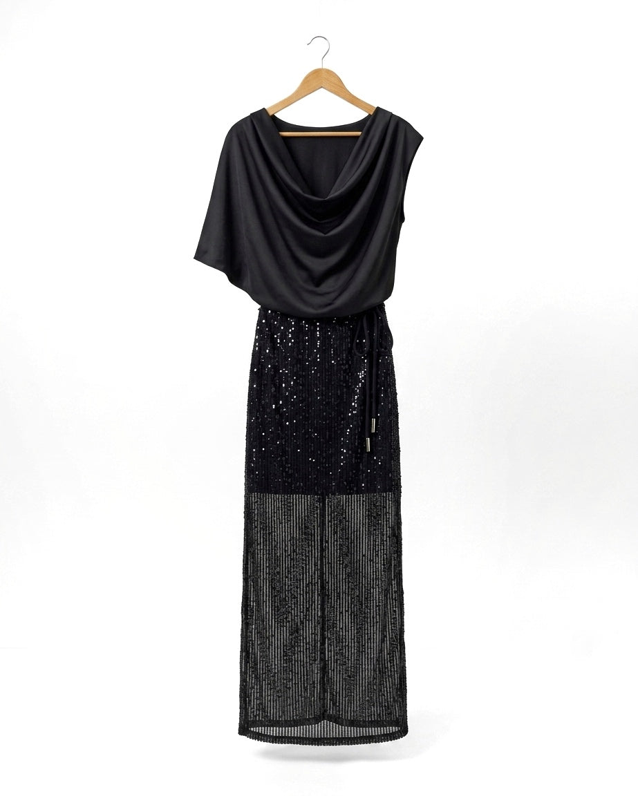 DAPHNE Draped Dress &  GENEVA Knit Skirt