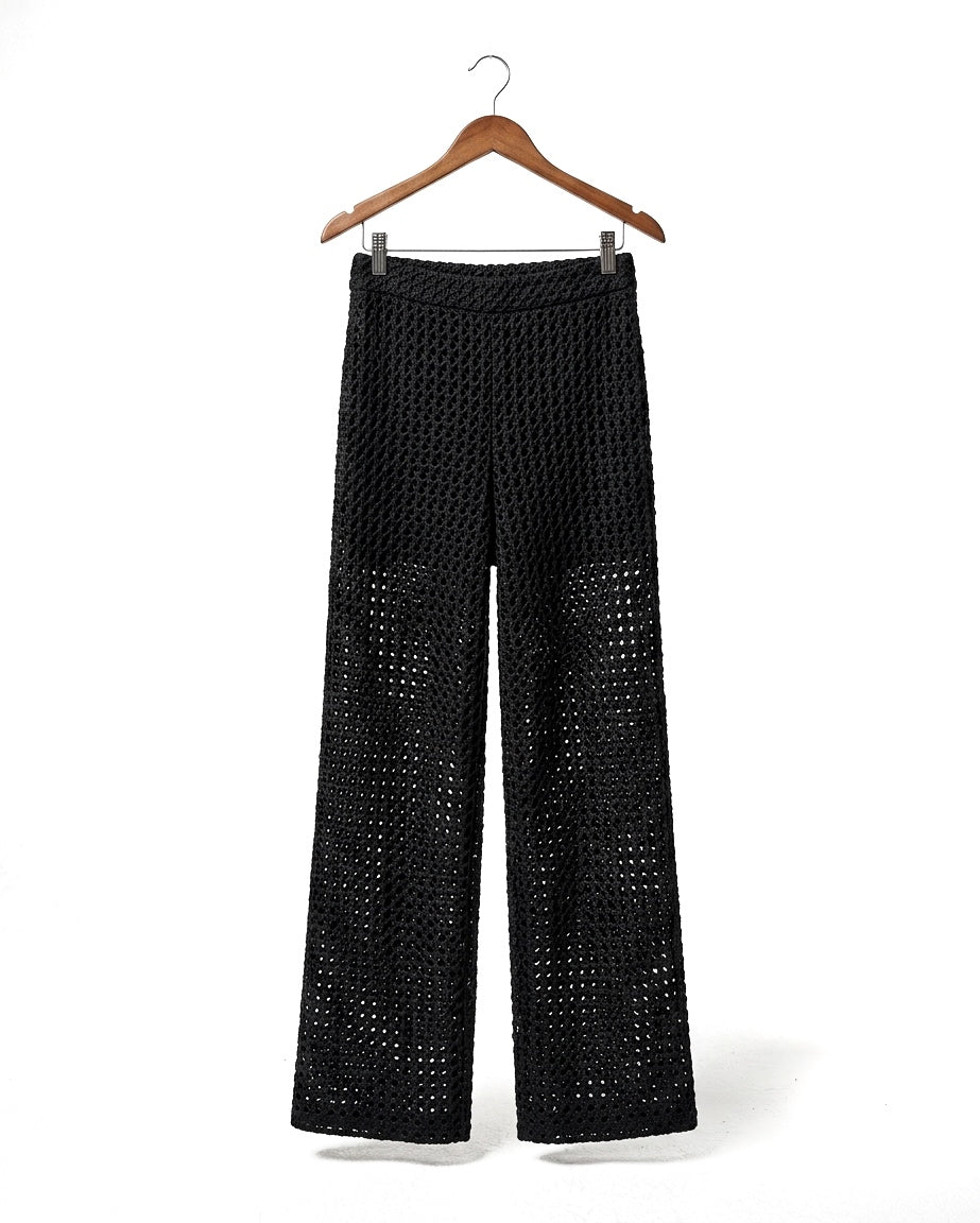 SELENE Knit Pants - Black