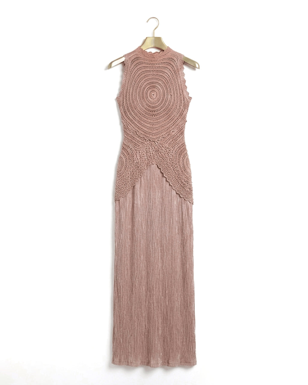 ORIA Crochet Top - Mauve