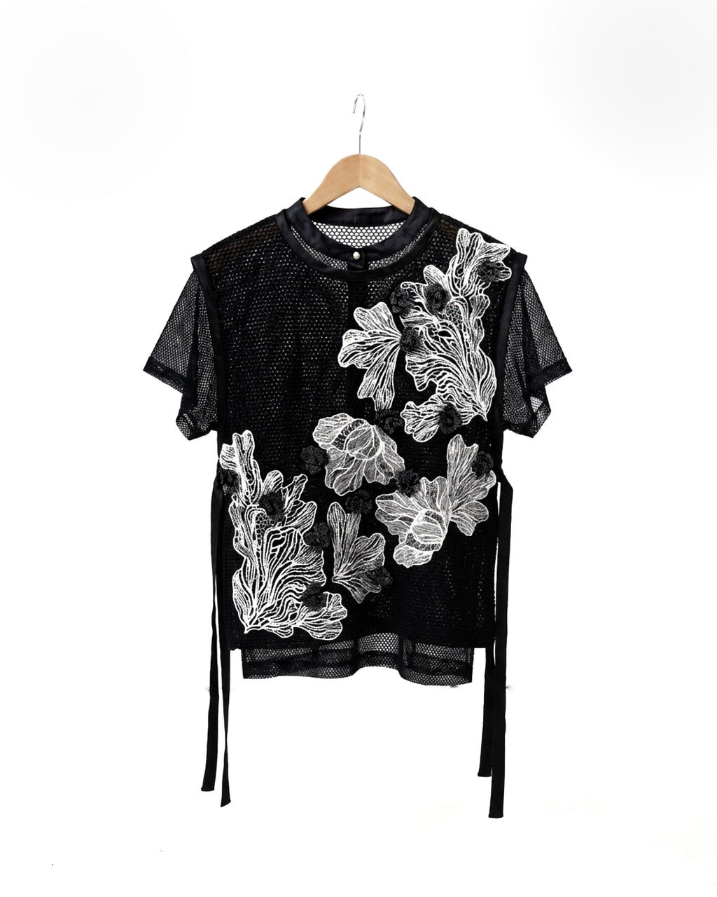 REGINA Tie-up Vest with Octa lace top