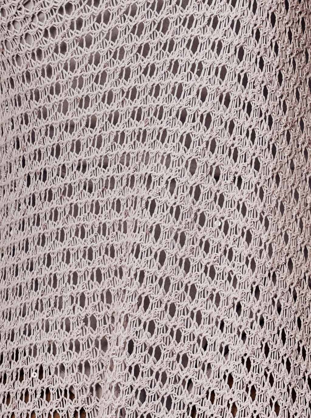 SELENE Draped Knit Top - Grey