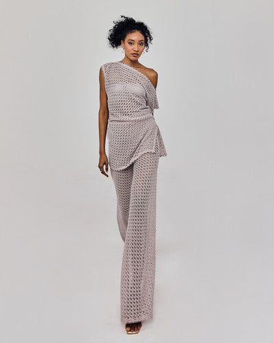 SELENE Knit Pants - Grey